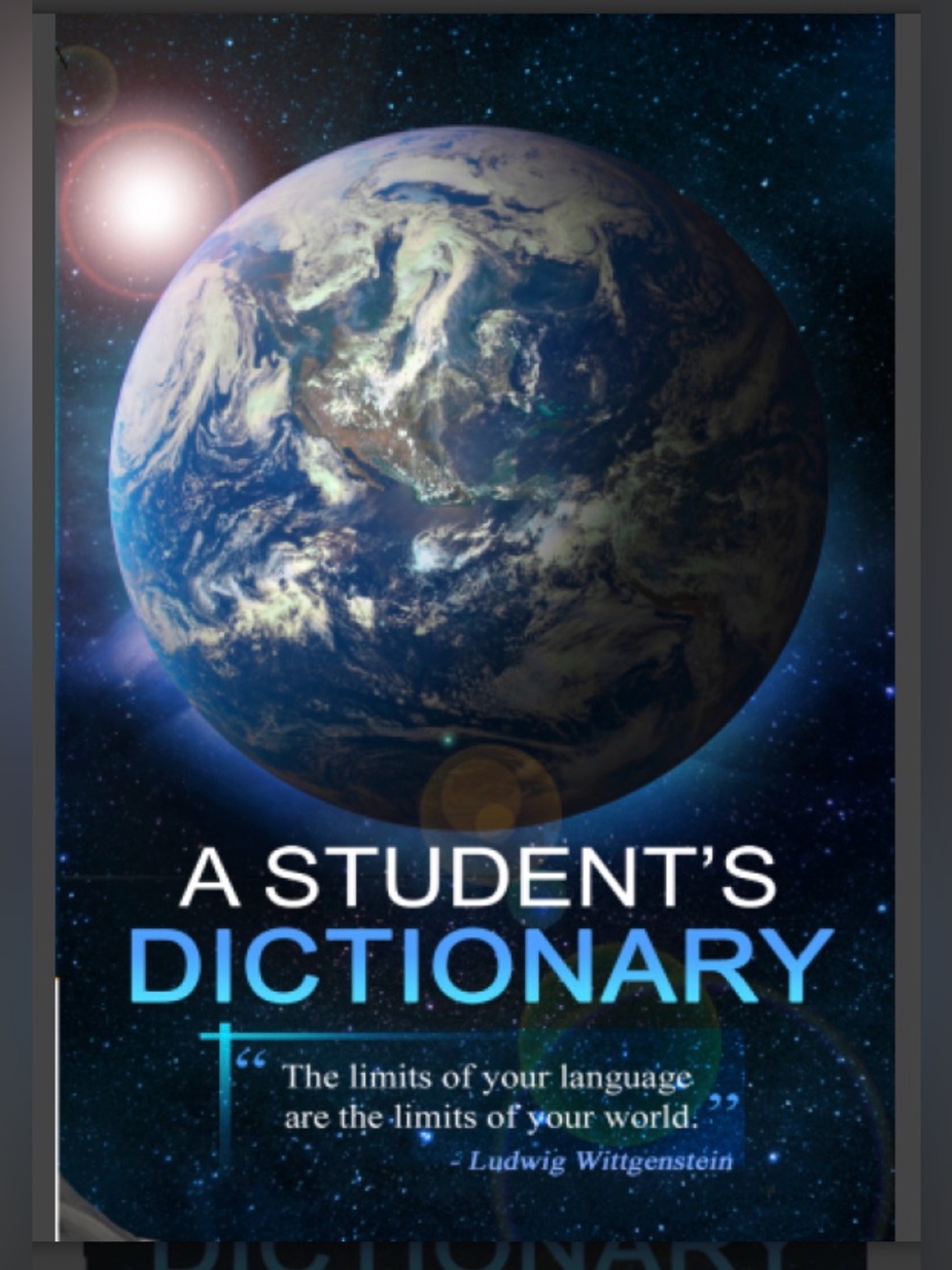 A Student's Dictionary - Blue Earth Cover